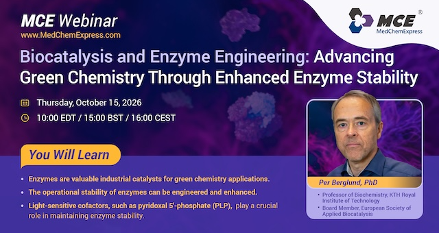 SAVE THE DATE: MCE Webinar on Biocatalysis and Enzyme Engineering
